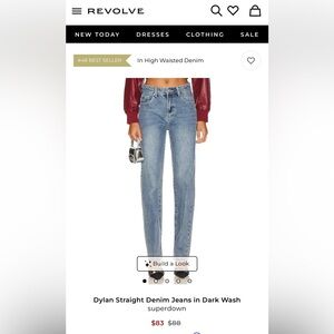 Superdown Dylan Straight Denim Jeans